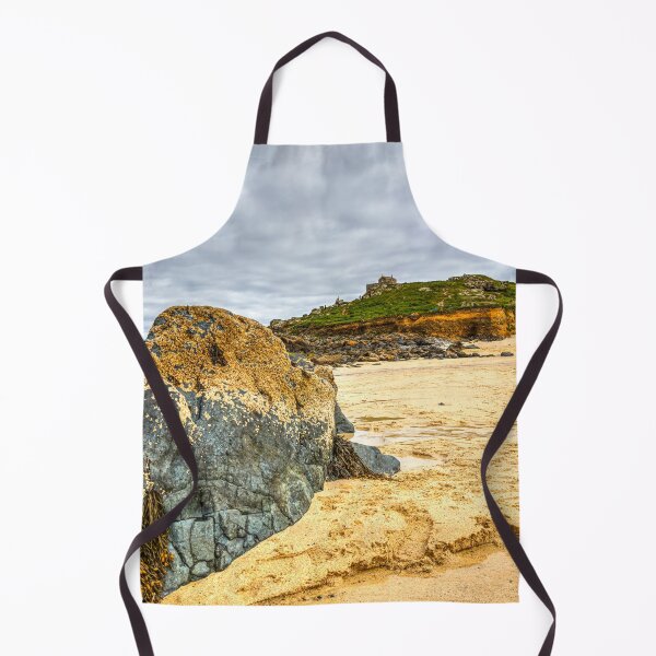 Item preview, Porthmeor Beach and St Nicholas Chapel, St Ives, Cornwall, England designed and sold by Paul Thompson Photography.