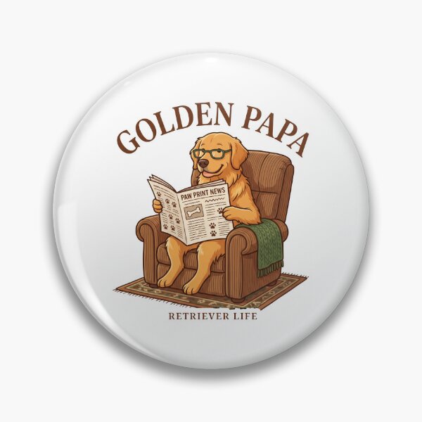Item preview, Dog Papa Retriever Life designed and sold by zoughlal.