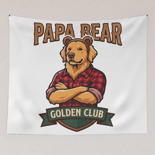 Item preview, Papa Bear Golden Club designed and sold by zoughlal.