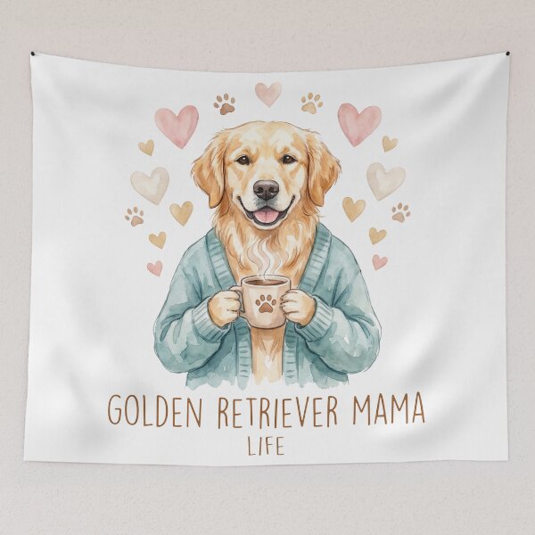 Artikelvorschau, Golden Retriever Mama Leben entworfen und verkauft von zoughlal.