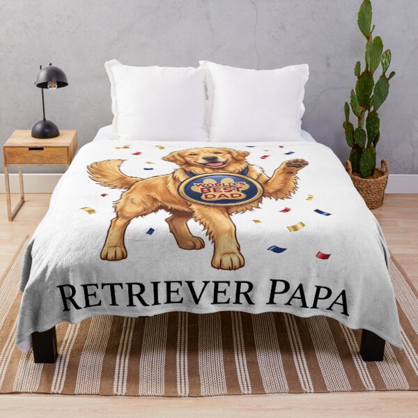Item preview, Retriever Papa Proud Dad designed and sold by zoughlal.