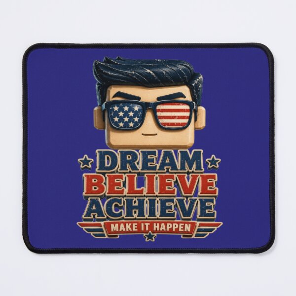 Item preview, Dream Believe Achieve – Make It Happen Retro Motivation Design designed and sold by My-Hoodies.