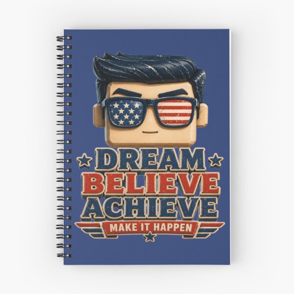 Item preview, Dream Believe Achieve – Make It Happen Retro Motivation Design designed and sold by My-Hoodies.
