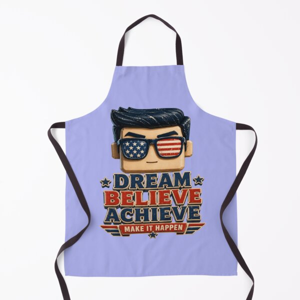 Item preview, Dream Believe Achieve – Make It Happen Retro Motivation Design designed and sold by My-Hoodies.