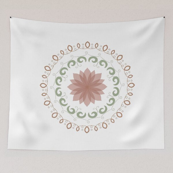 Item preview, Minimalist Organic Zen Mandala Spiritual Yoga Art designed and sold by Thompika.