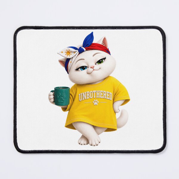 Item preview, Unbothered cat designed and sold by SHARAMDARA.