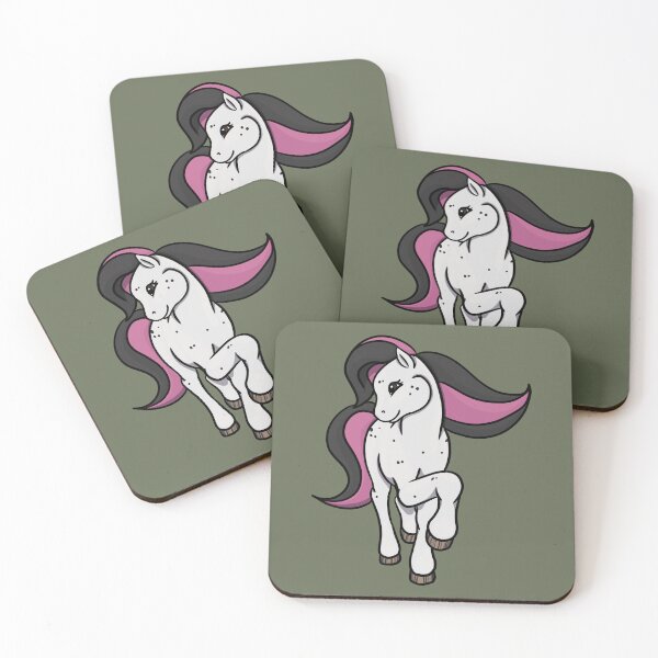 Item preview, Black Few Spot Pony designed and sold by Old Water Cryptid .