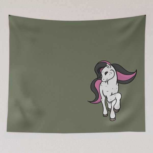 Item preview, Black Few Spot Pony designed and sold by Old Water Cryptid .