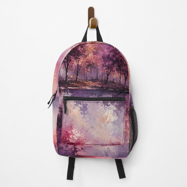 Item preview, Midnight Enchantment | Purple Moonlit Landscape Fine Art designed and sold by Joey Santiago.