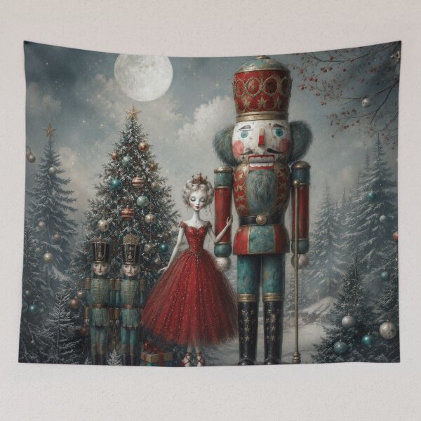 Item preview, Christmas Nutcracker and ballerina designed and sold by Andy Gambino Art.