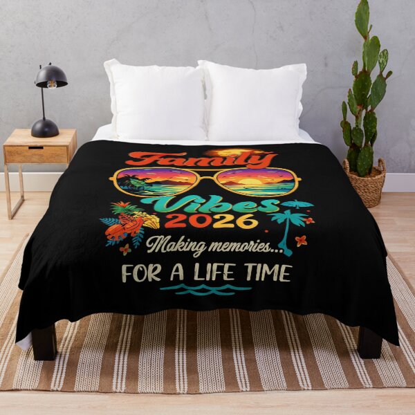 Item preview, Family Vibes Making Memories Together 2026 - Tropical Vacation Art designed and sold by BendyBeasts.