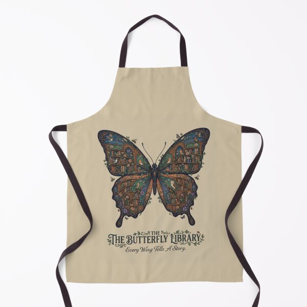 Item preview, The Butterfly Library Botanical Artwork | Premium Nature Design designed and sold by Amr Darwish Graphic designer.