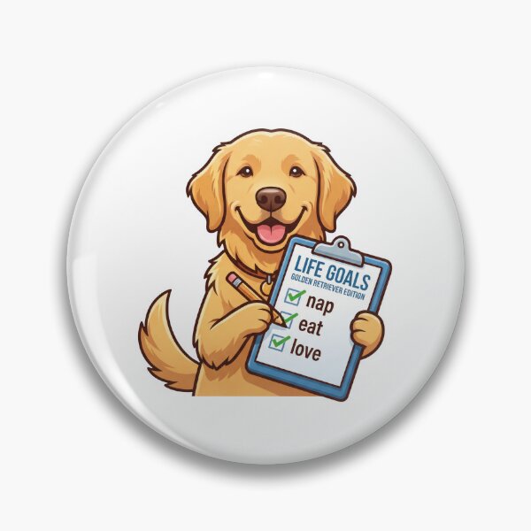 Aperçu de l'œuvre Objectifs de vie d'un Golden Retriever créée et vendue par zoughlal.