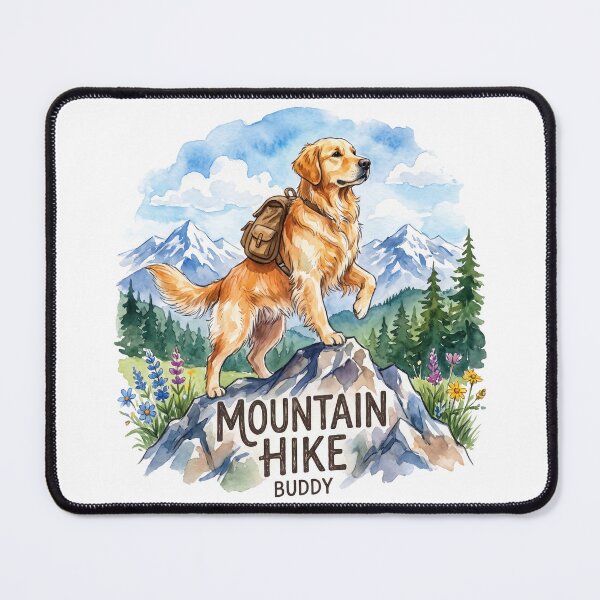 Item preview, Golden Mountain Hike Buddy designed and sold by zoughlal.