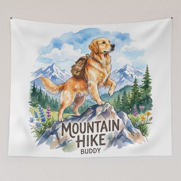 Item preview, Golden Mountain Hike Buddy designed and sold by zoughlal.