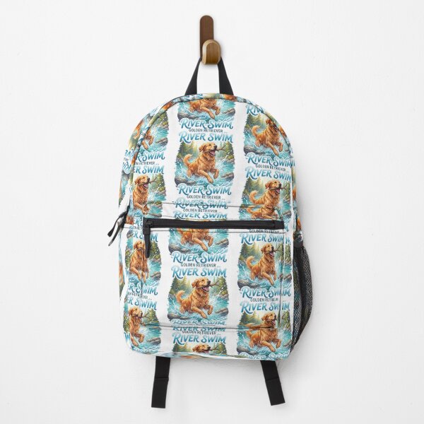 Item preview, Golden Retriever River Swim designed and sold by zoughlal.