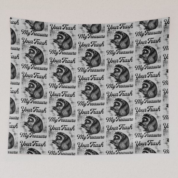Item preview, Jimothy Raccoon Your Trash My Treasure Meme designed and sold by merchxwear.
