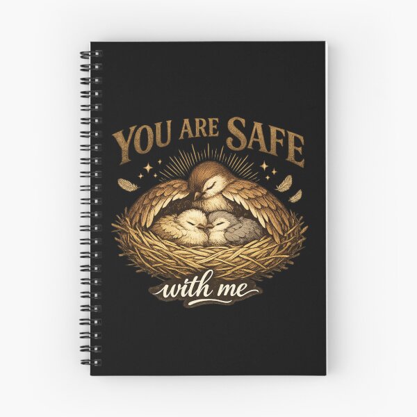 Item preview, You Are Safe With Me Mother Bird Family Love designed and sold by PunchDrop.