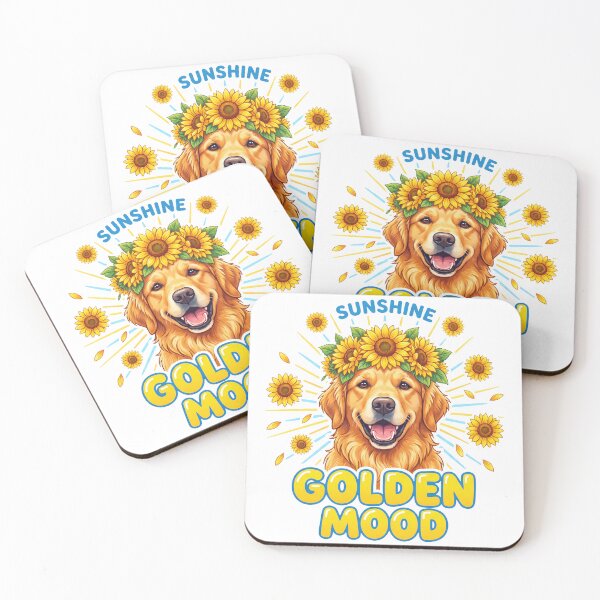 Item preview, Golden Retriever Sunshine Mood designed and sold by zoughlal.