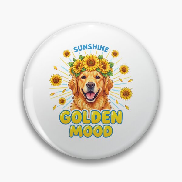 Aperçu de l'œuvre Golden Retriever Sunshine Mood créée et vendue par zoughlal.