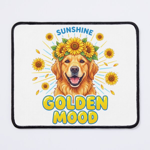 Item preview, Golden Retriever Sunshine Mood designed and sold by zoughlal.