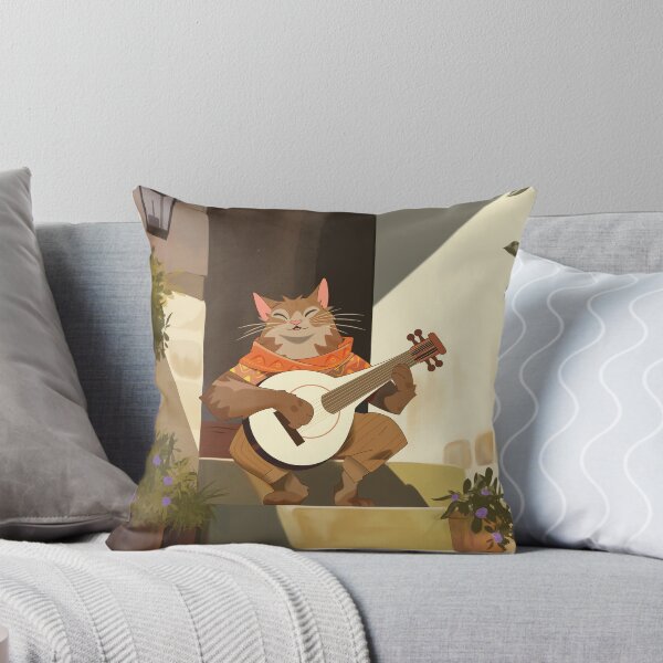 Item preview, Cat-ching a chord designed and sold by AdityaBharti.