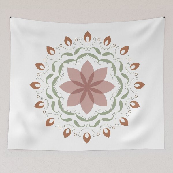 Item preview, Minimalist Organic Zen Mandala Spiritual Yoga Art designed and sold by Thompika.