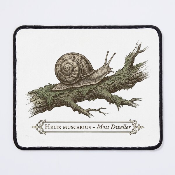 Item preview, Antique Snail Specimen Illustration - Goblincore Naturalist Field Guide designed and sold by FightStamp.