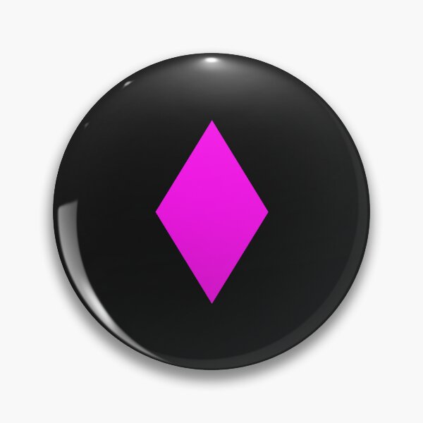 Item preview, Neon Pink Diamond Shape Minimal Geometric Design designed and sold by GemsAnatomy.
