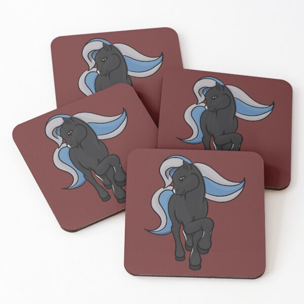 Item preview, Silver Black Pony designed and sold by Old Water Cryptid .