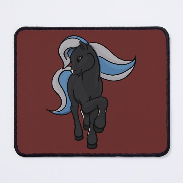 Item preview, Silver Black Pony designed and sold by Old Water Cryptid .