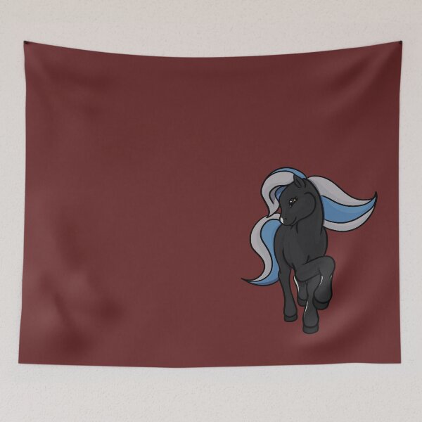Item preview, Silver Black Pony designed and sold by Old Water Cryptid .