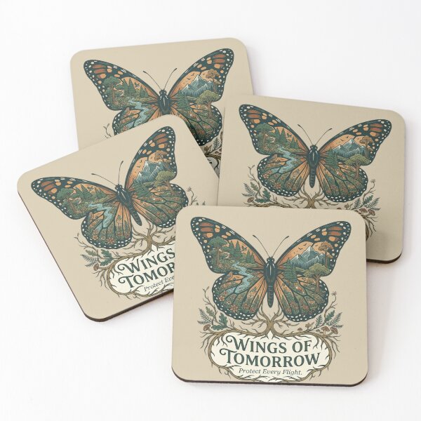 Item preview, Wings of Tomorrow Butterfly Artwork | Premium Nature Design designed and sold by Amr Darwish Graphic designer.
