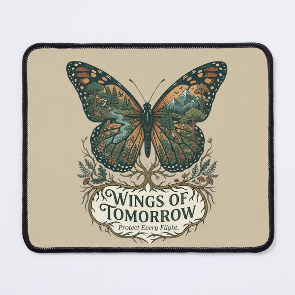 Item preview, Wings of Tomorrow Butterfly Artwork | Premium Nature Design designed and sold by Amr Darwish Graphic designer.