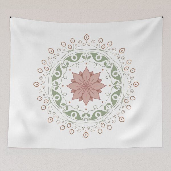 Item preview, Minimalist Organic Zen Mandala Spiritual Yoga Art designed and sold by Thompika.