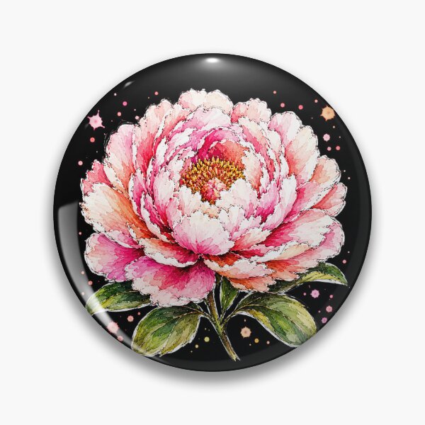 Item preview, Peony Watercolor Art – Elegant Botanical Floral Illustration designed and sold by ColorSplash123.