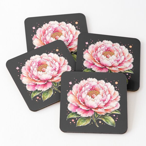Item preview, Peony Watercolor Art – Elegant Botanical Floral Illustration designed and sold by ColorSplash123.