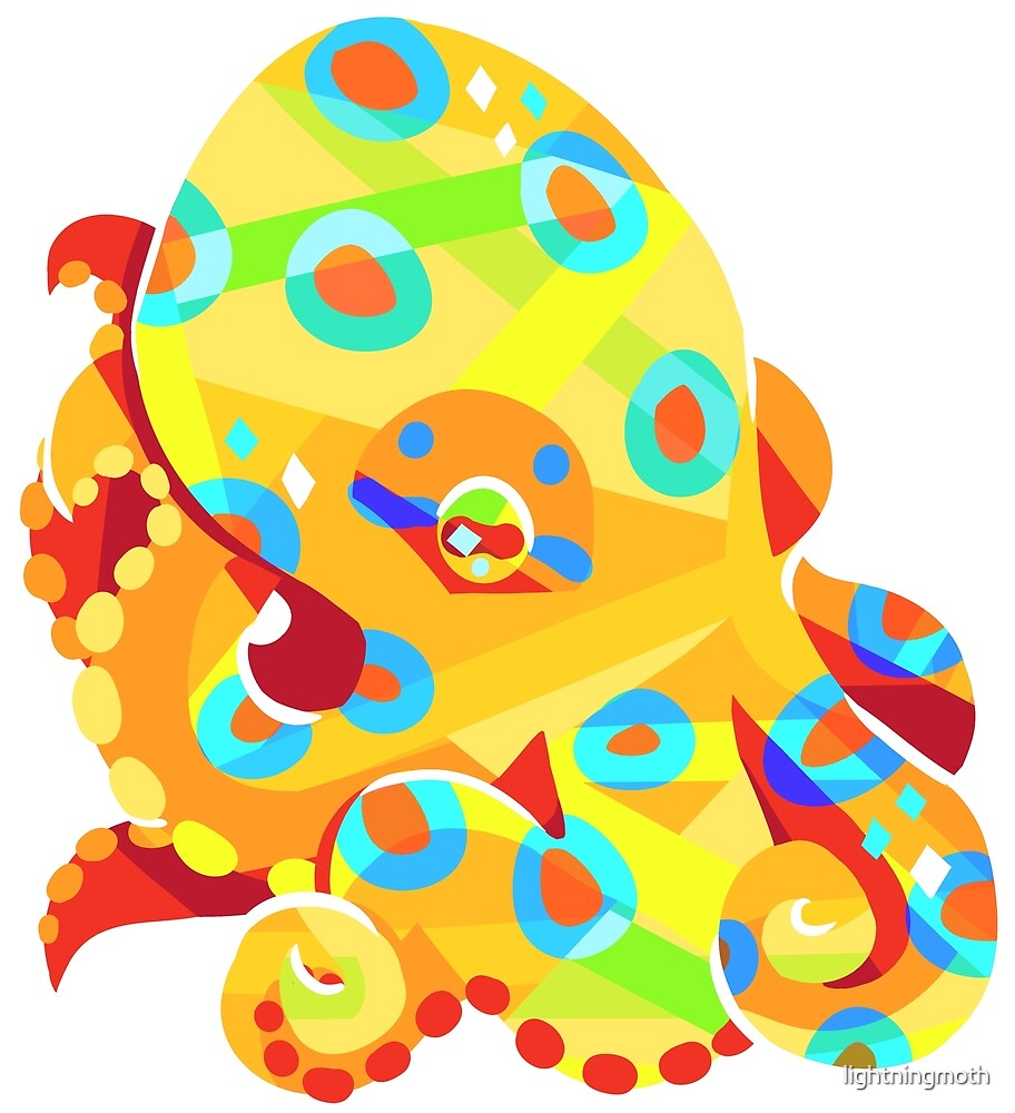 "BlueRinged Octopus" by lightningmoth Redbubble