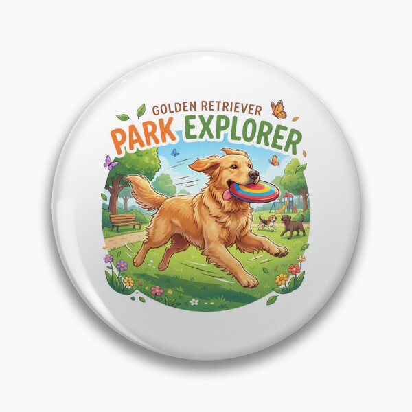 Item preview, Golden Retriever Park Explorer designed and sold by zoughlal.