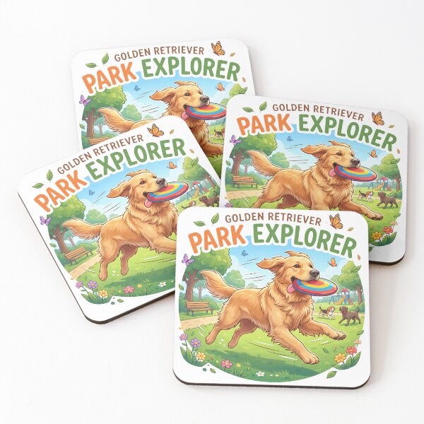 Item preview, Golden Retriever Park Explorer designed and sold by zoughlal.