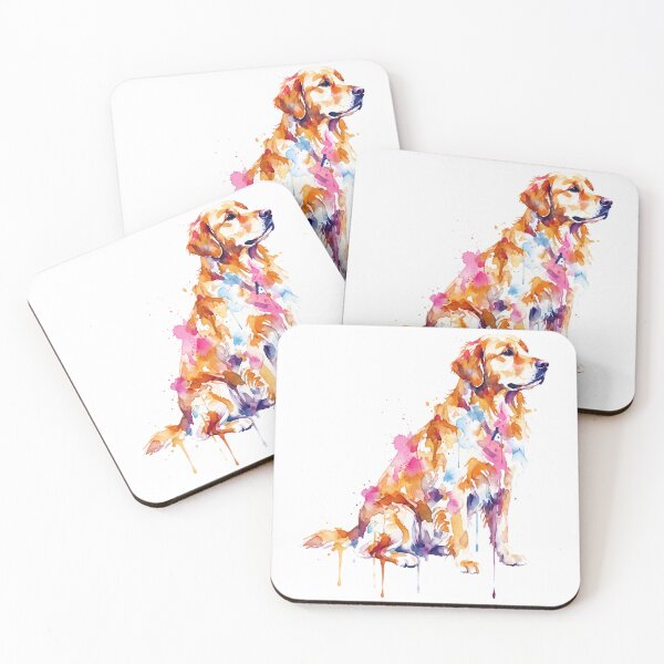 Item preview, Abstract Golden Retriever Art designed and sold by zoughlal.