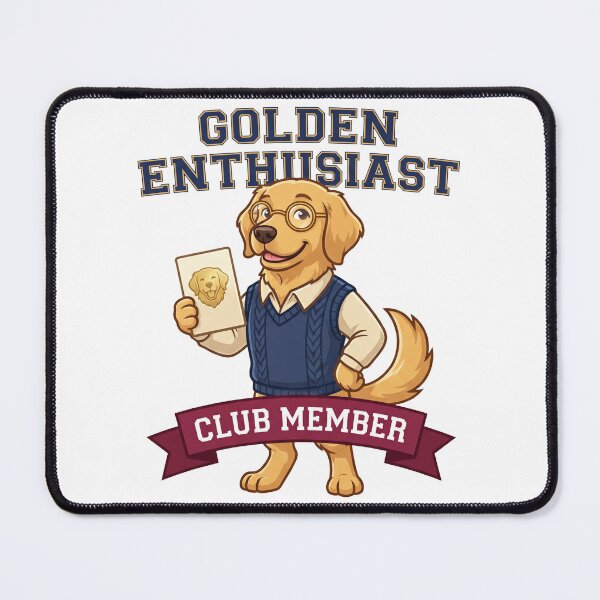Item preview, Golden Enthusiast Club Member designed and sold by zoughlal.