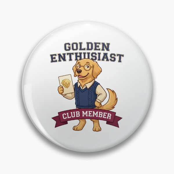 Item preview, Golden Enthusiast Club Member designed and sold by zoughlal.