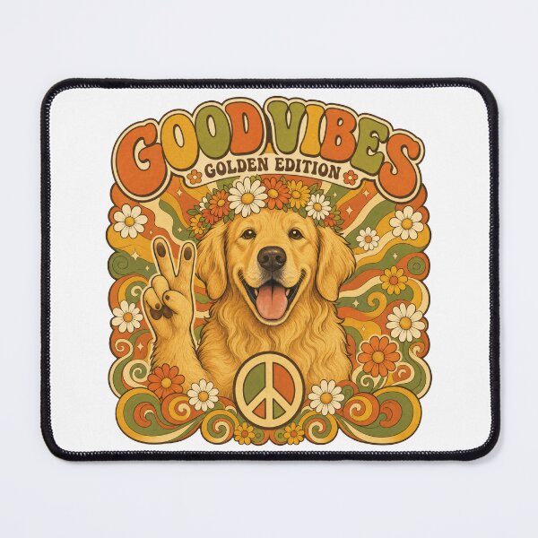 Item preview, Golden Retriever Good Vibes designed and sold by zoughlal.