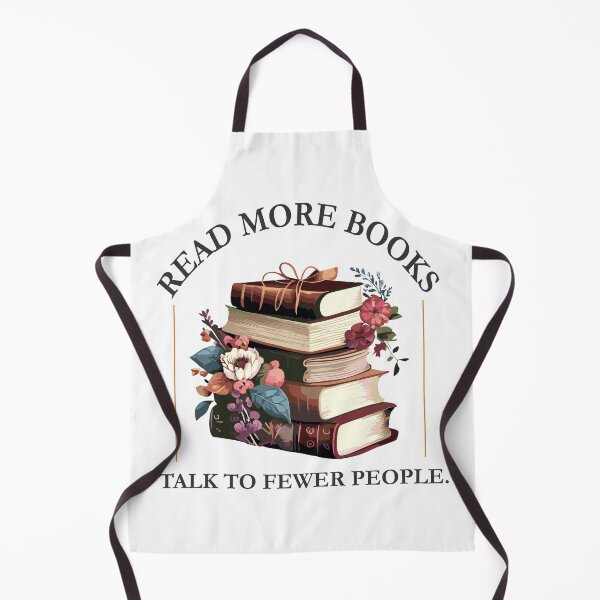Item preview, Read More Books Talk to Fewer People Vintage Floral Bookworm designed and sold by Joshbrowny.