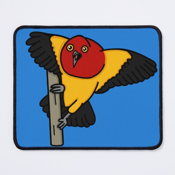 Item preview, Angry Flame Bowerbird - A Derpybird Design designed and sold by YOjosie.