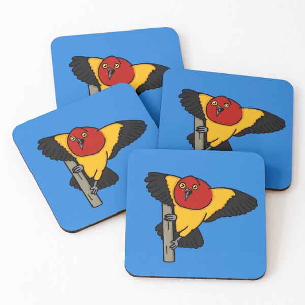 Item preview, Angry Flame Bowerbird - A Derpybird Design designed and sold by YOjosie.