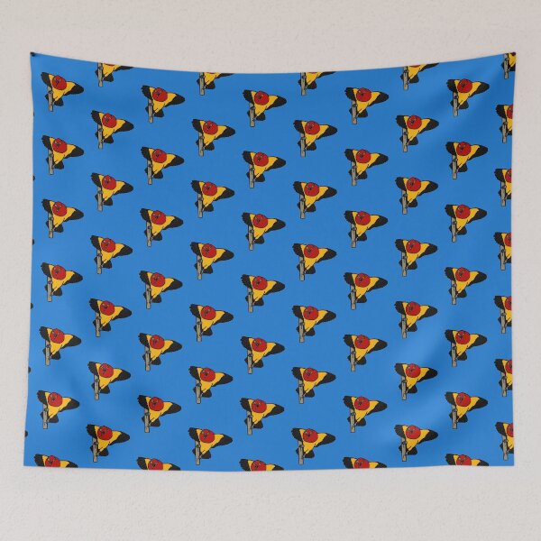 Item preview, Angry Flame Bowerbird - A Derpybird Design designed and sold by YOjosie.