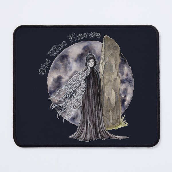 Item preview, She Who Knows Full Moon Witch Celtic Pagan Ritual Art designed and sold by esmavart.