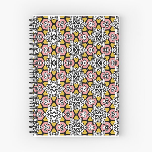 Item preview, Intricate Floral Tessellation Pattern in Pink and Yellow designed and sold by Sasitee.